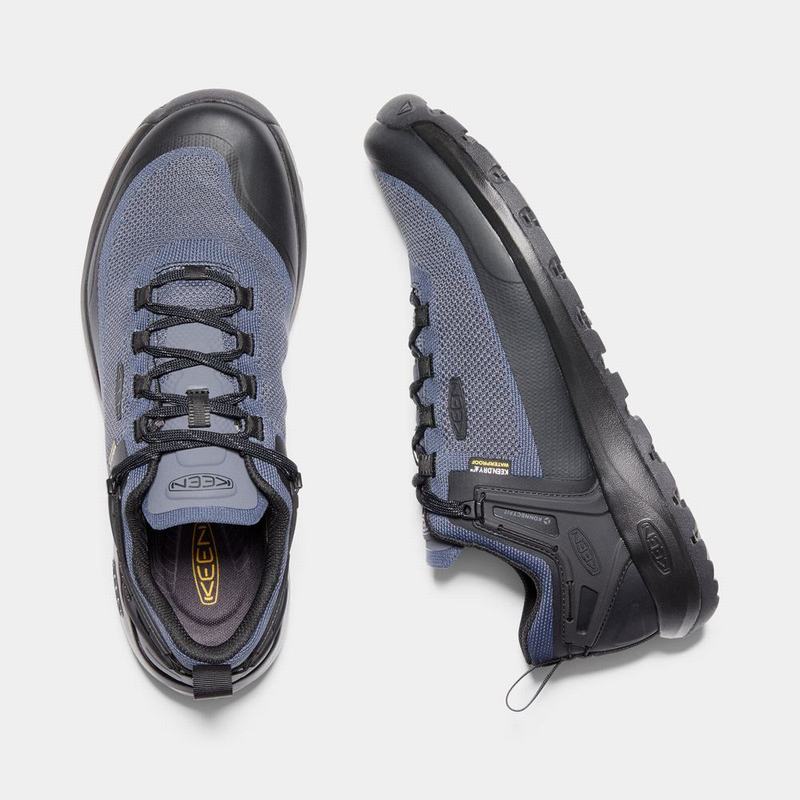 Zapatos Trekking Keen Citizen Evo Waterproof Para Hombre Azules/Negros - Zapatos Keen Mexico (721485